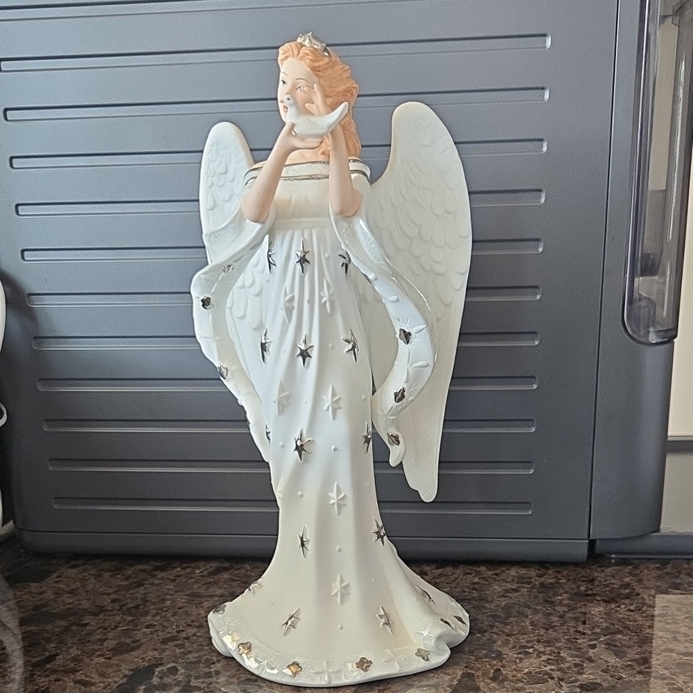 Lenox Heaven's Blessing Figurine with Silver Details
